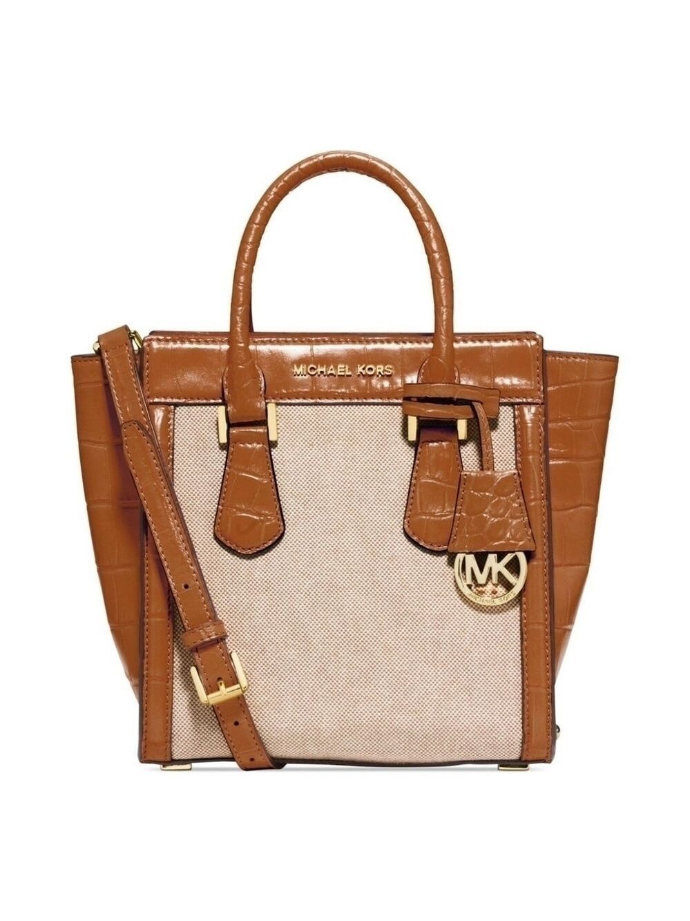 MICHAEL Kors Colette Walnut Medium Messenger Satchel Bag